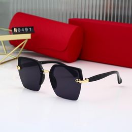 2023 nouvelles lunettes de soleil pour femmes unisexe Designer Goggle plage lunettes de soleil rétro cadre carré luxe Design UV400 Top lunettes de soleil avec logo Box