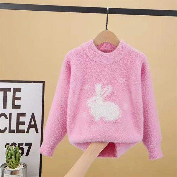 2023 Nouveau pull pour les enfants des vêtements d'hiver pour les enfants pulls épaissis le pull pulvérisant des enfants chauds devanture de l'automne et de l'hiver