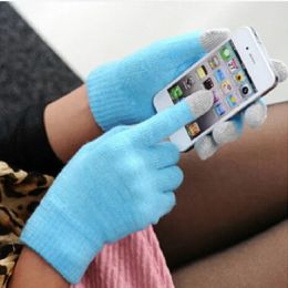 2023 Nouveaux gants tactiques gants eldiven Glove Touch Screen Screen Soft Knitted Winter Winmer Smart pour tous les téléphones Guantes Mujer