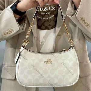 Teri – sac à bandoulière asymétrique pour femmes, avec revêtement blanc glacier, code de chaîne ancienne fleur, nouvelle collection 2023, 2478
