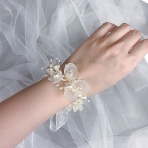 2023 Nouvelles tendances pour les filles du poignet de perles fr ancydmaid widding lace main frouss bridal Prom aciés mercredi y2k bijoux j0gb #