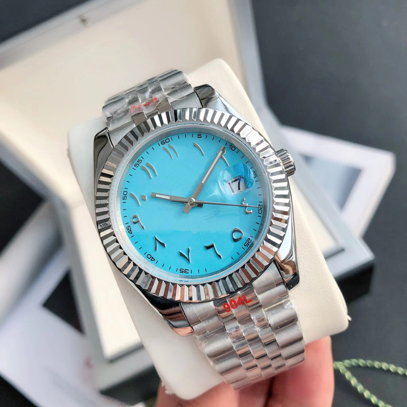 Ny U1 Automatisk mekanisk klocka Mäns stora förstoringsglas 41mm rostfritt stål Sapphire Watch Waterproof Luminous