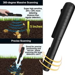 2023 Nouveau upgradlelocator et imperméable à la main-d'œuvre localisant le détecteur d'or de tige de tige d'orpoint