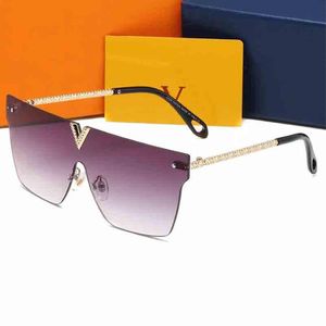 2023 Nieuwe vintage zonnebril luxe 422 voor mannen en vrouwen met een stijlvolle en prachtige zonnebril