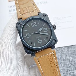 2023 nuovo orologio da uomo per il tempo libero orologi con diamanti cassa in acciaio oro cinturino meccanico automatico orologio da polso maschile Relogio Masculino BR12