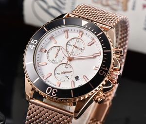 2023 Nieuwe horloge heren Leisure Diamond horloges gouden stalen roestvrijstalen kwarts polshorloge riem mannelijke relogio masculino boss12