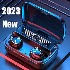 2023 Nieuwe Draadloze Koptelefoon Led Display Bluetooth Oortelefoon Tws Hoofdtelefoon Blutooth 5.3 Headset Handsfree Oordopjes Voor Ios