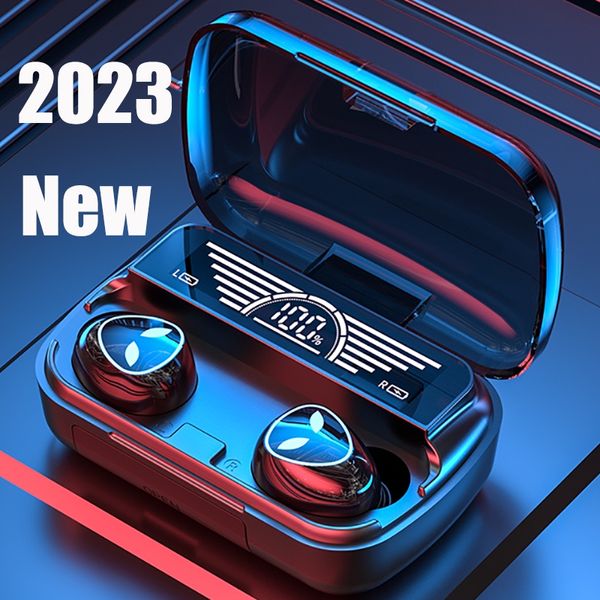 2023 NUEVO Auricular inalámbrico Pantalla LED Auricular Bluetooth TWS Auriculares Blutooth 5.3 Auricular Auriculares manos libres para IOS