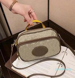 2023 Nieuwe damesmode Casual messenger Designer Bag Leather One-Shoulder Messenger Bag 99