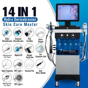 2023 Nieuwste 14 in 1 Hydra Microdermabrasie Gezichtsmachine Hydrofacials Aqua Peel Hidrafacial 14 En 1 Hydro Gezichtsmachine