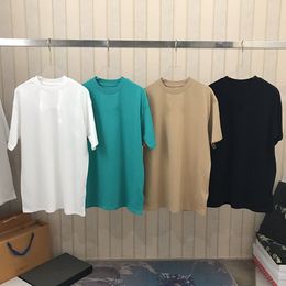 2023 Date Designer Luxurys Mens T-shirt Noir Blanc Vert Off Design Lettre Chemises Hommes Femmes T-shirts À Manches Courtes Oversize S M L XL
