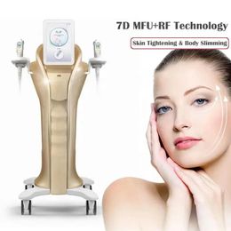 2023 nieuwste huidkoeling reinigende gezichtsheffing huidverzorging rimpels anti -aging huidverzorging echografie 7d RF -technologie huidverstrakking body slankmachine