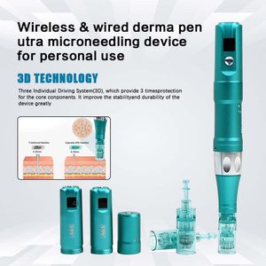 2023 Nieuwste technologie Dr Pen Auto micro-needling-systeem Anti-aging Verstelbare naaldlengtes Elektrische Dermapen Mesotherapie Stempel microneedle-pen