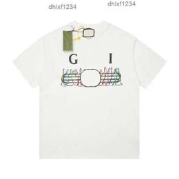 2023 Nouvellement Inscrites Été Italie Marques Coton Lettre Impression t-shirts Mode Hommes À Manches Courtes Deux g Graphique Personnaliser Femmes Clothesx7jc