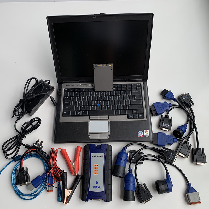 2024 NEXIQ2 BLUETOOTH USB LINK LINE OBD2 Détecteur de diagnostic de défaut pour interface lourde Interface NEXIQ2 Tool avec Carton