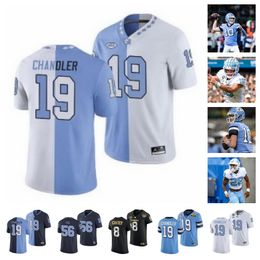 Maillot de football Tar Heels de Caroline du Nord 2023 26 Jones 0 Tomari Fox 88 Kamari Morales 68 D.J.Geth 14 Jefferson Boaz 17 Amare Campbell 30 Michael Short 98 Kevin