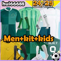 23/24/25 Noord -Ierland voetballen Jerseys Home weg 2024 2025 Blue Evans Magennis Thailand Lewis Saville Bradley McNair Lewis Thompson Man Kids Kits voetbalhemd