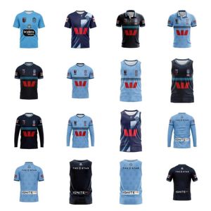 2023 Nsw Long Sleeve Blues State of Origin Jersey Training alternate singlet Rugby Jersey Shirt