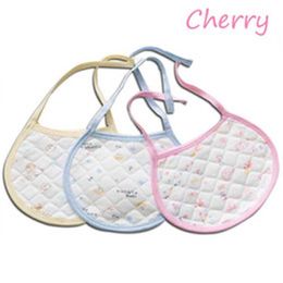 2023 OC Cherry Baby Pacify Bibs Tissu de burp Double couche Coton Écharpe Motchier Salive apaisant Salive Touille en gros