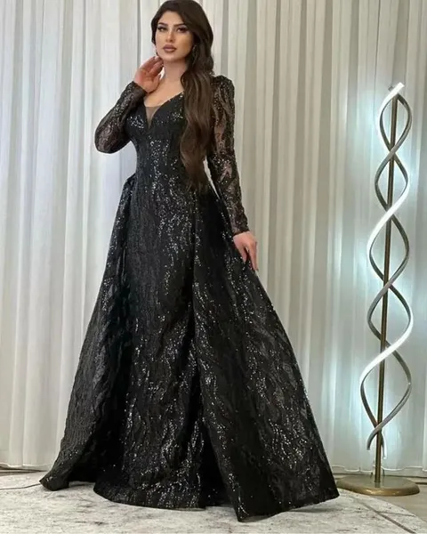 2023 Oct Aso Ebi arabe dentelle noire mère de la mariée robes sirène sexy soirée bal formelle fête anniversaire célébrité mère de marié robes robe ZJ33