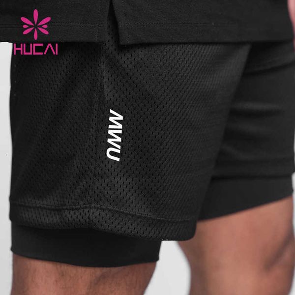 2023 Offdesigner Hommes Shorts Été Mode Plage Pantalon Haute Qualité En Gros Formation Personnalisée Polyester Spandex Poches 2 en 1 Respirant Mesh Running Dry Fit Gym fo