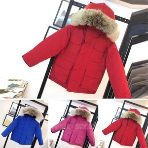 OLEKID – doudoune d'hiver pour garçons, manteau en vraie fourrure de raton laveur, épais et chaud, vêtements d'extérieur pour bébé de 2 à 12 ans, Parka Tenage, 2023