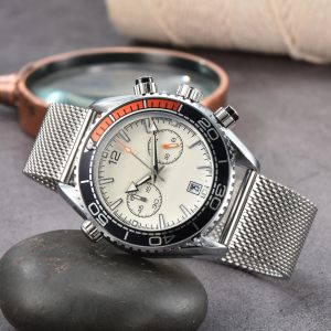 Luxe Omegor Nieuw Merk Origineel Zakenlieden Horloge Klassieke Ronde Kast Quartz Horloge Klok AA Aanbevolen Horloge voor Casual