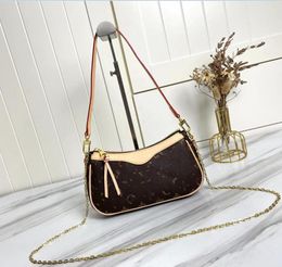 Ophidia – sac sous les bras pour femmes, sacs à main en croissant de lune de luxe de styliste avec lettres à fleurs marron, sacs à bandoulière Hobo réglables, 2023