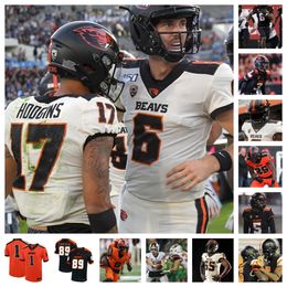 Maillot de football des castors de l'Oregon State 2023, 15 Sam Mason Jr., 85 Cooper Jensen, 94 Tavis Shippen, 26 Harlem Howard, 99 Isaac Hodgins, 8 Sione