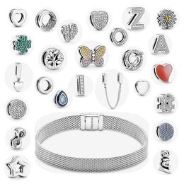 2023 Originales perles bijoux pour femmes luxe pandora DIY100% 925 perles en argent Sterling bijoux fête des mères cadeau