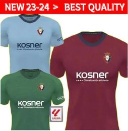 2023 OSASUNA Voetbalshirts Camisetas de futbol 23 24 DAVID GARCiA CHIMY CAMISETA EQUIPACIoN ADULTO thuis weg derde voetbalshirt shirts heren en kindertenues