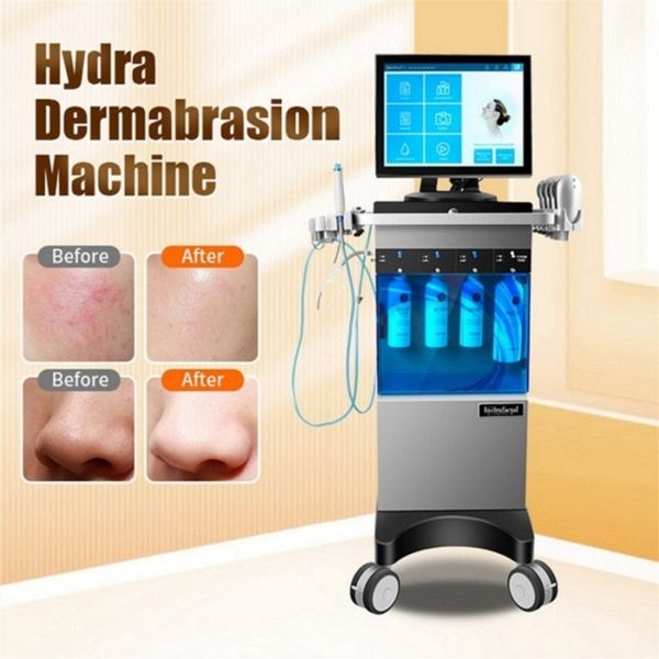 2023 Autres équipements de beauté Hydra Eau Microdermabrasion Nettoyage en profondeur de la peau Machine Hydrafaciaal Pistolet de mésothérapie à l'oxygène RF Lift Rajeunissement du visage