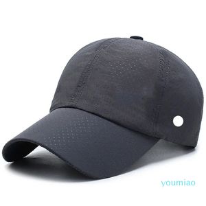 2023-outdoor honkbalhoeden Yoga Visors Ball Caps Canvas Small Hole Leisure Ademblage Fashion Sun Hat For Sport Cap Strapback Hat