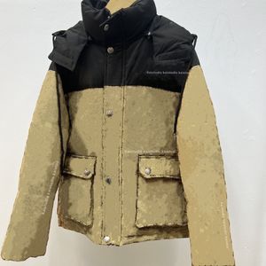 2023 Design extérieur Automne et hiver Hommes et femmes Chaud Épissé Lâche et polyvalent Col debout Fermeture éclair Coupe-vent Veste à capuche