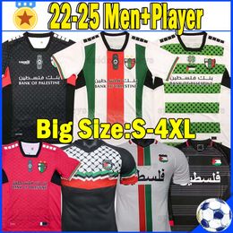 Xxxl 4xl 2024 2025 Palestino Club Deportivo Palestino voetbalshirts 21 22 23 24 Palestine Seyam Wadi Saleh Dahamshe Warda Warda Lange mouw voetbal Shirts Men Uniforms