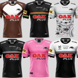2023 PANTHERS WORLD CLUB CHALLENGE Rugbyshirts 23 24 Penrith Panthers ALTERNATIEVE maat S-5XL shirt