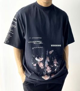 2023 París diseñador camiseta verano manga corta olas camiseta hombres mujeres amantes lujo camisetas moda todo estrella patrón senior puro algodón Europa tamaño S-XXXL