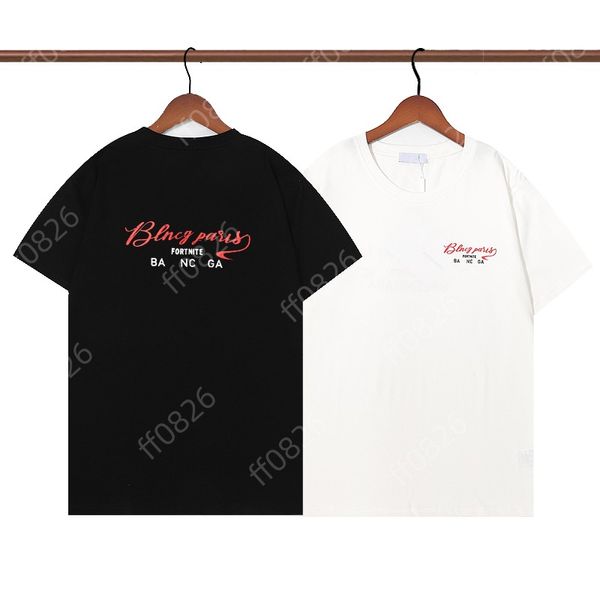 2023 Paris Fashion Brand Designer T-shirts pour hommes Célèbre designer Balens T-shirts en coton bb Lettre imprimée Mode balenciga Sports pour hommes et femmes T-shirts Chemises hip-hop