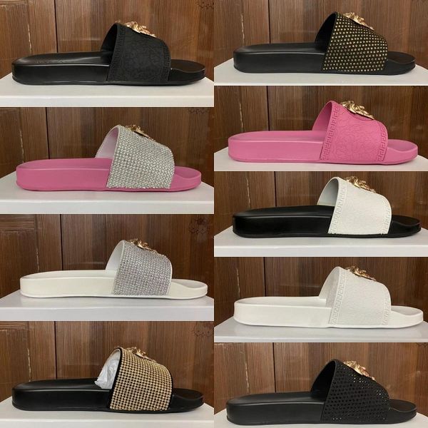 2023 Paris femmes luxes célèbres designers sandales pantoufles mode été filles sandale plage femmes sandale diapositives tongs chaussures côté 35-46