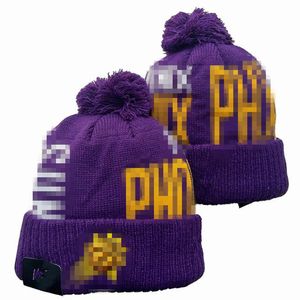 2023 Phoenix''suns''Beanie Baseball Noord -Amerikaanse teamzijde Patch Winter Wool Sport Gebreide hoed Skull Caps Beanies A2