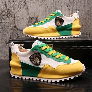 2023 platform sneakers voor mannen ademende casual schoenen wandelen sport hardloopschoenen buiten reizen fitness sneaker mannelijk gevulkaniseerde schoen