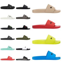 2023 zwembadschuif heren dames zomerrubber zwembadglaasjes slippers sandalen strandglijbaan mode slipper slipper lettertype schoenen roze zwart wit comfortabele maat 35-45