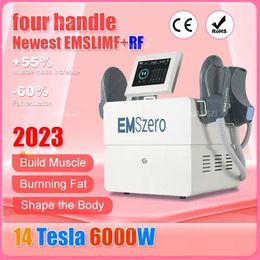 2023 DLS-EMSLIM portátil HI-EMTI NEO RF 14 Tesla EMSzero Fitness electromagnético portátil mejor máquina de adelgazamiento