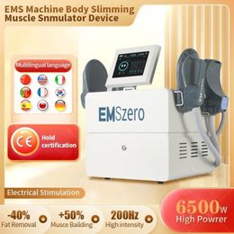 2024 Machine portative DLS-EMSLIM 4 poignées EMSzero 6000W Stimulation musculaire brûler les graisses machine de beauté électromagnétique de mise en forme du corps