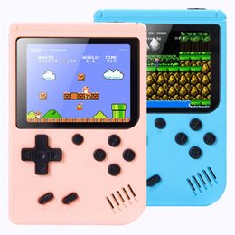 2023 Portable Macaron Handheld Game Console Player Retro Video kan 500 opslaan in 1 games 8 bit 3,0 inch kleurrijke LCD Cradle