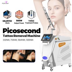 Máquina portátil de eliminación de tatuajes con láser de picosegundos, dispositivo láser de belleza Pico Second nd Yag, eliminación de manchas de pigmento, 2023