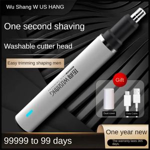 2023 Portable recargable Nariz eléctrica Recortador de cabello Afeing de afeitado Artefacto de limpieza para hombres y mujeres 231220