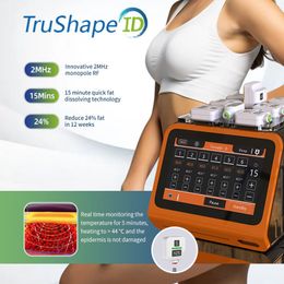 2023 Portable minceur chaud 3D Trusculpt ID Flex corps dissolvant de graisse minceur RF brûlant Cellulite Trusculpt ID Orange Machine