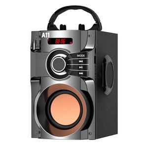 2023 Portable Subwoofer Wireless Bluetooth-luidspreker Outdoor Hi-Fi Surround Bass afstandsbediening FM Radio Support Microfoon Karaoke