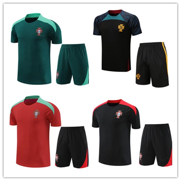 2023 Portugal Survêtement Jerseys Football Training Suit 23 24 NOUVEAU Portugal Short Manches Survêtements Chemise Kits Survetement Sportswear Chandal Futbol Sweat-shirt